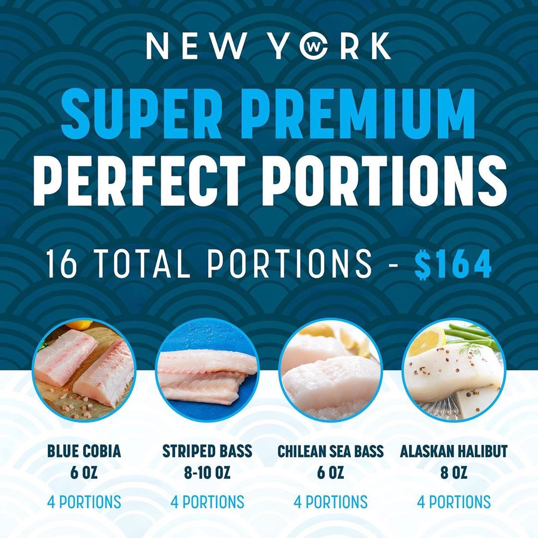 OpenBlueCobia's tweet photo. Perfect Portions Sea-quel featuring: #openbluecobia #Cobia, fresh clean &amp; buttery w/ Striped Bass, Chilean Sea &amp; Alaskan Halibut 🐟 #shoplikeachef
Avail @wherechefsshop
Healthy Seafood 🙌 4 of Each!
https://t.co/oJ82OdXR0h
...
#wherechefsshop #cheflife #homechef #NYEats https://t.co/hI2EL5TbPH