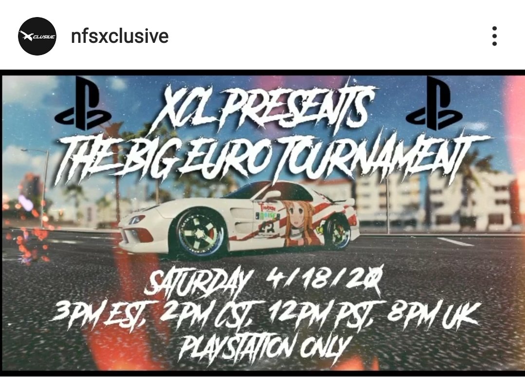 This is how we   #stayandplay  @NeedforSpeed  @MaxMyrus Comment your interest & gamertag to receive an official PS4 invite to the Tournament   #NFSHeat