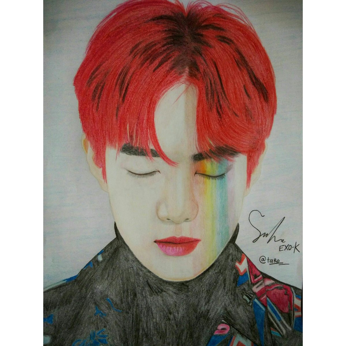 HungTaro's tweet photo. A small gift for Mr. Suho ^^
.
.
.
.
#exo #exol #exok #exosuho #kpop #kpopl4l #kpopidol #follow #followforfollowback #followforlike #instalike #likeforlikes #vietnam #vietnamese #vietnam🇻🇳 #korea #suho #draw #drawing #pencildrawing #hoasi https://t.co/A7byTb21jH