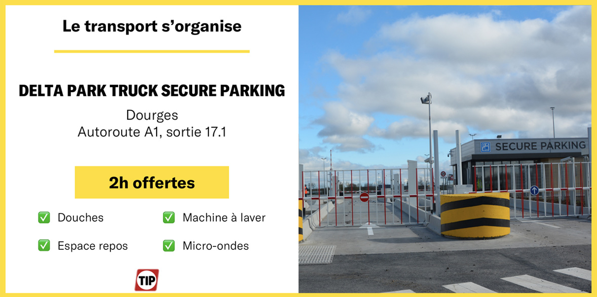 En réponse à la crise du COVID-19, nous nous associons à 
<a href="/tipeurope/">TIP Trailer Services</a> pour fournir un droit d'accès de 2h aux chauffeurs de nos partenaires transporteurs au parking Delta Park Truck Secure Parking de Dourges 👇

calendly.com/delta-park-res…

#LeTransportSorganise #OnRoulePourVous
