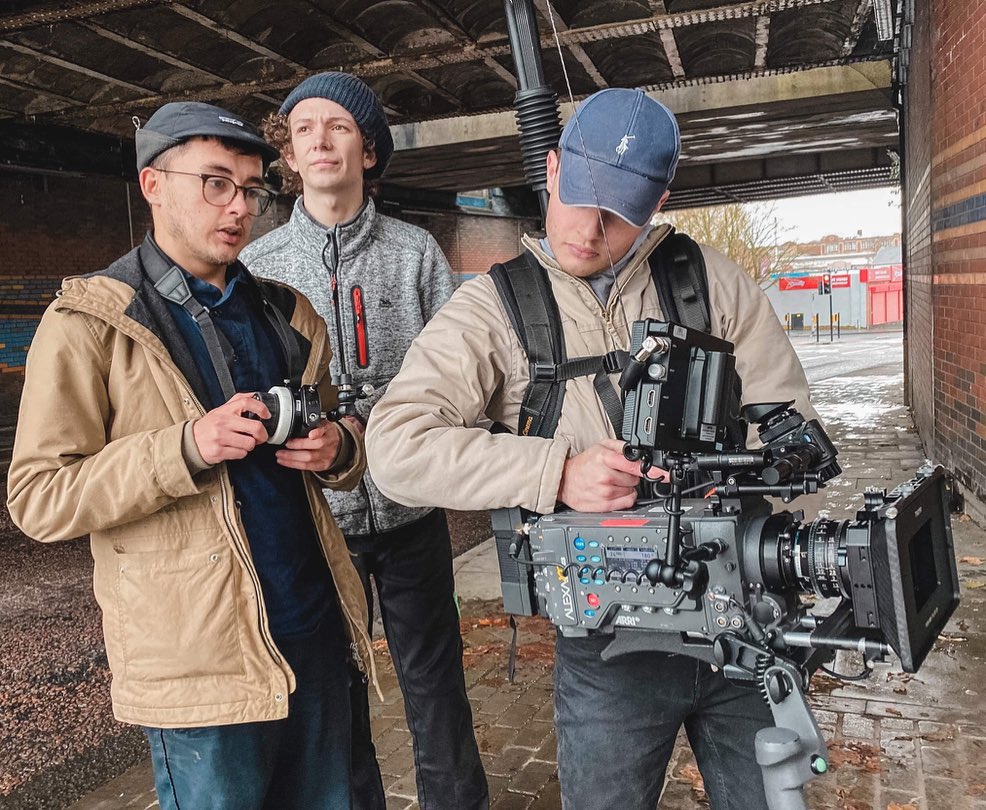 EntityProdCo's tweet photo. Some behind the scenes from our shoot with @Stanleysband_ 

Thanks to @Provision_Hire  &amp; @uos_filmproduction

Photography by @CallumOgburn (1/2)

#music #video #indiemusic #cinema #manchester #agameodtones #cinematography #entity #creatives #bfi #ukfilm #artscouncil #arri #zeiss https://t.co/sNB2QeEaon