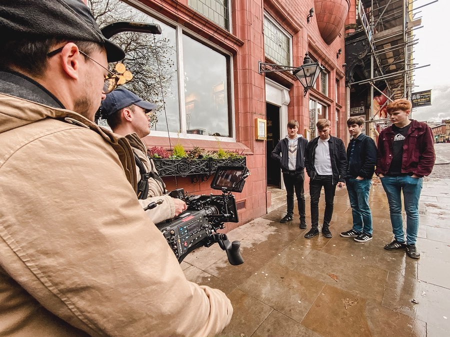 EntityProdCo's tweet photo. Some behind the scenes from our shoot with @Stanleysband_ 

Thanks to @Provision_Hire  &amp; @uos_filmproduction

Photography by @CallumOgburn (1/2)

#music #video #indiemusic #cinema #manchester #agameodtones #cinematography #entity #creatives #bfi #ukfilm #artscouncil #arri #zeiss https://t.co/sNB2QeEaon