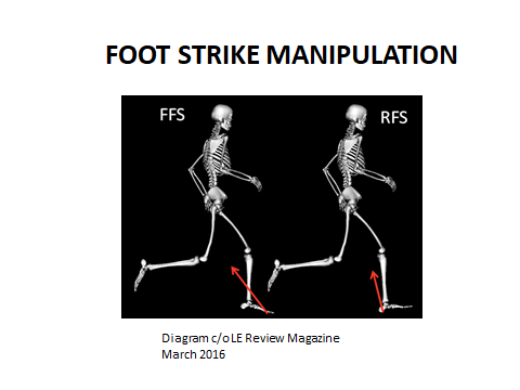 A big take-away--if you pursue gait retraining be prepared for the expected side-effects of your interventions. Some are obvious, like when you change foot strike. (7/n)