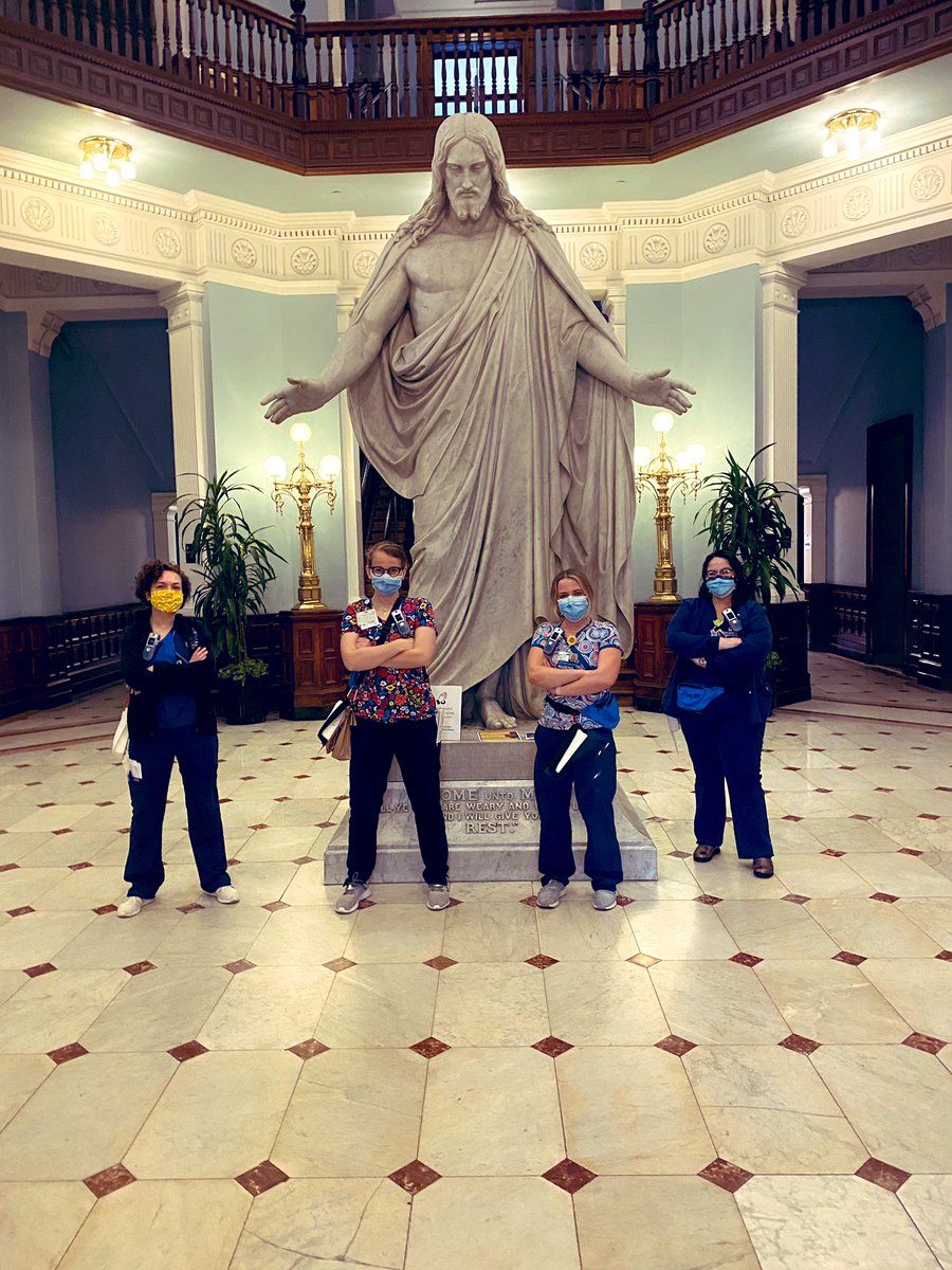 ninabballen's tweet photo. Don’t mess with my clique #COVIDWarriors @HopkinsMedicine @JHUNursing @HopkinsKids @TheEllenShow https://t.co/1CsGawEJb5