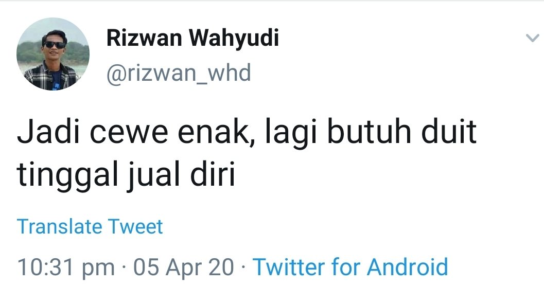 4Y4NKZ's tweet photo. Please my folower. Unfol him.
Atau kalian yg aku unfol. 🤬🤬🤬
Berkumpulah dgn orang baik. https://t.co/3rev5sZhaC