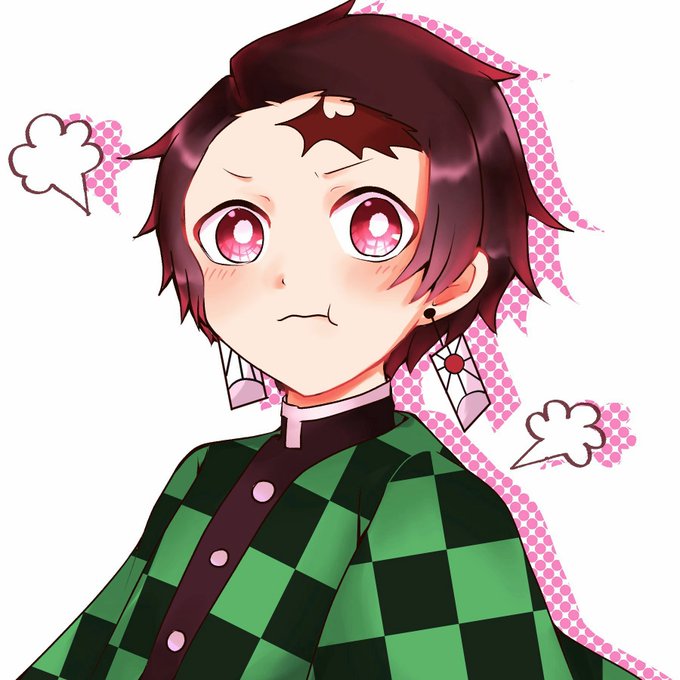 紬⚡️さんがTwitterに投稿した竈門炭治郎(鬼滅の刃)のイラスト。