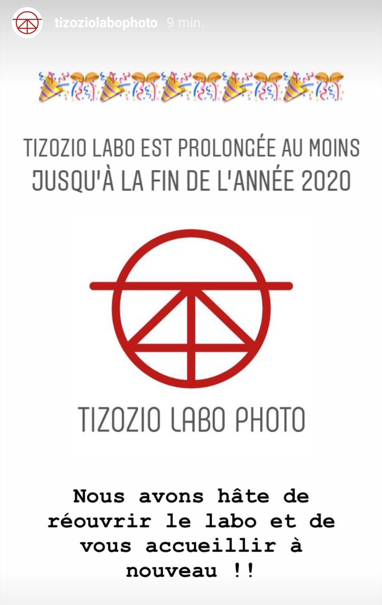 TizozioLabo's tweet photo. Une excellente nouvelle : nous pourrons rester dans nos locaux actuels jusqu'à fin 2020. Nous avons hâte de réouvrir et de pouvoir vous accueillir à nouveau ! https://t.co/2Kyu9gp1sE