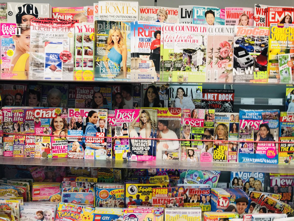 When you are out picking up essentials grab a mag or a paper and support the print industry - if we don’t buy them during these trying times they might not be there when we get back to normal ... and we all love a bit of ‘me time’ with a magazine.. ❤️ ☕️