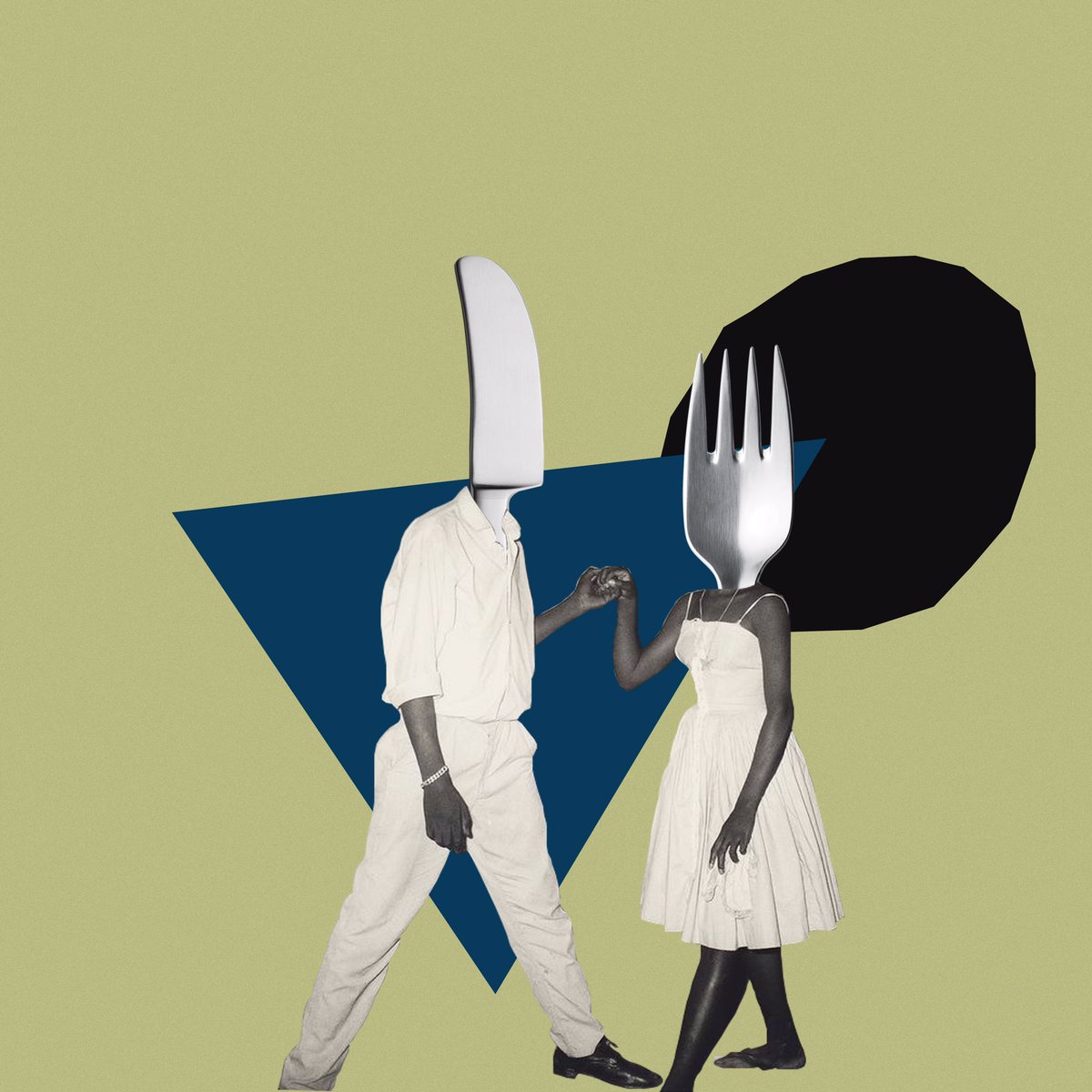 DeborahEche's tweet photo. Made  some easy and fun collages. Inspired by my sister’s love for cutleries. https://t.co/yeOf4lCny5