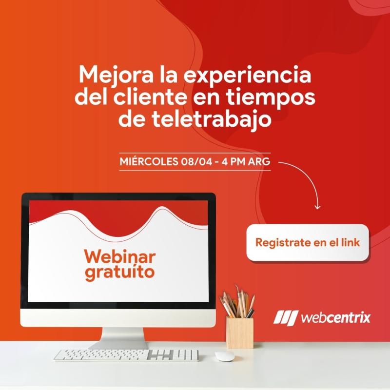PablosCavallo's tweet photo. 💻Webinar gratuito: Mejora la experiencia del cliente en tiempos de teletrabajo. Te mostraremos como con WebCentrix puedes tener un servicio al cliente de excelencia incluso en estos tiempos de crisis.

👉 Registrate aquí: https://t.co/9AaJLApkkf

#QuedateEnCasa 
#Teletrabajo https://t.co/MnAPCQHOT1
