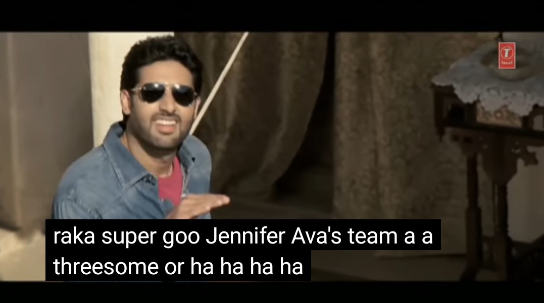 6/nJennifer Ava's team was later found having a threesome too, in that same dark alley... some "super goo"ey substance was e̶j̶a̶c̶u̶l̶a̶t̶e̶d̶ found- why isn't this song A-rated again!!?? tsk tsk  #Masakali  #Masakali2