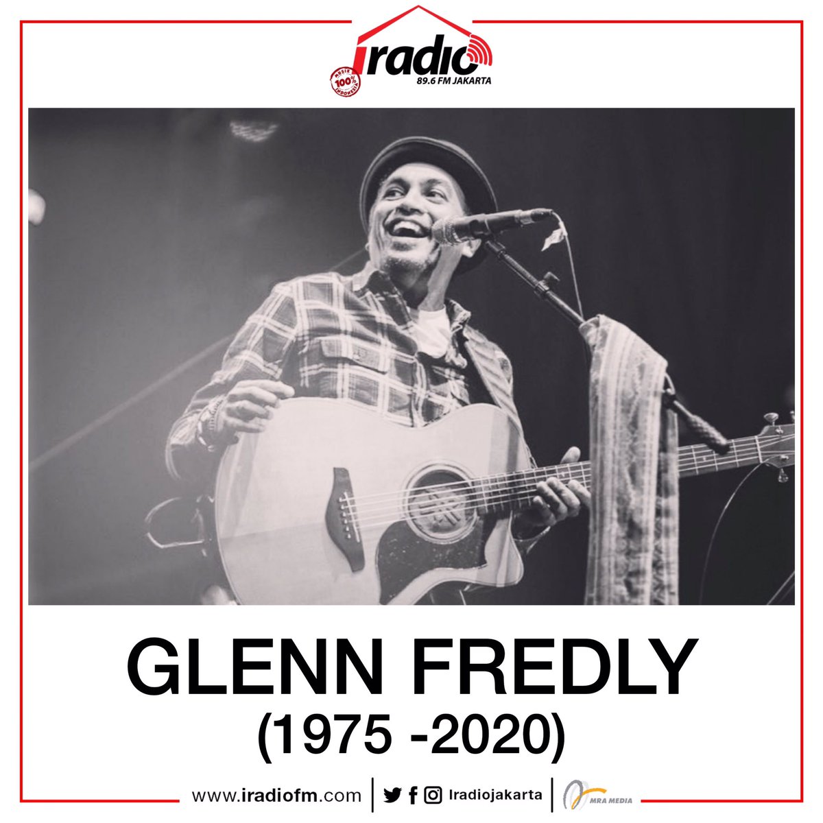 Berita duka kembali datang di dunia musik Indonesia. Turut berduka cita atas meninggalnya Glenn Fredly pada hari ini Rabu, 8 April 2020. Semoga diberikan tempat terbaik di sisi-Nya. Amin