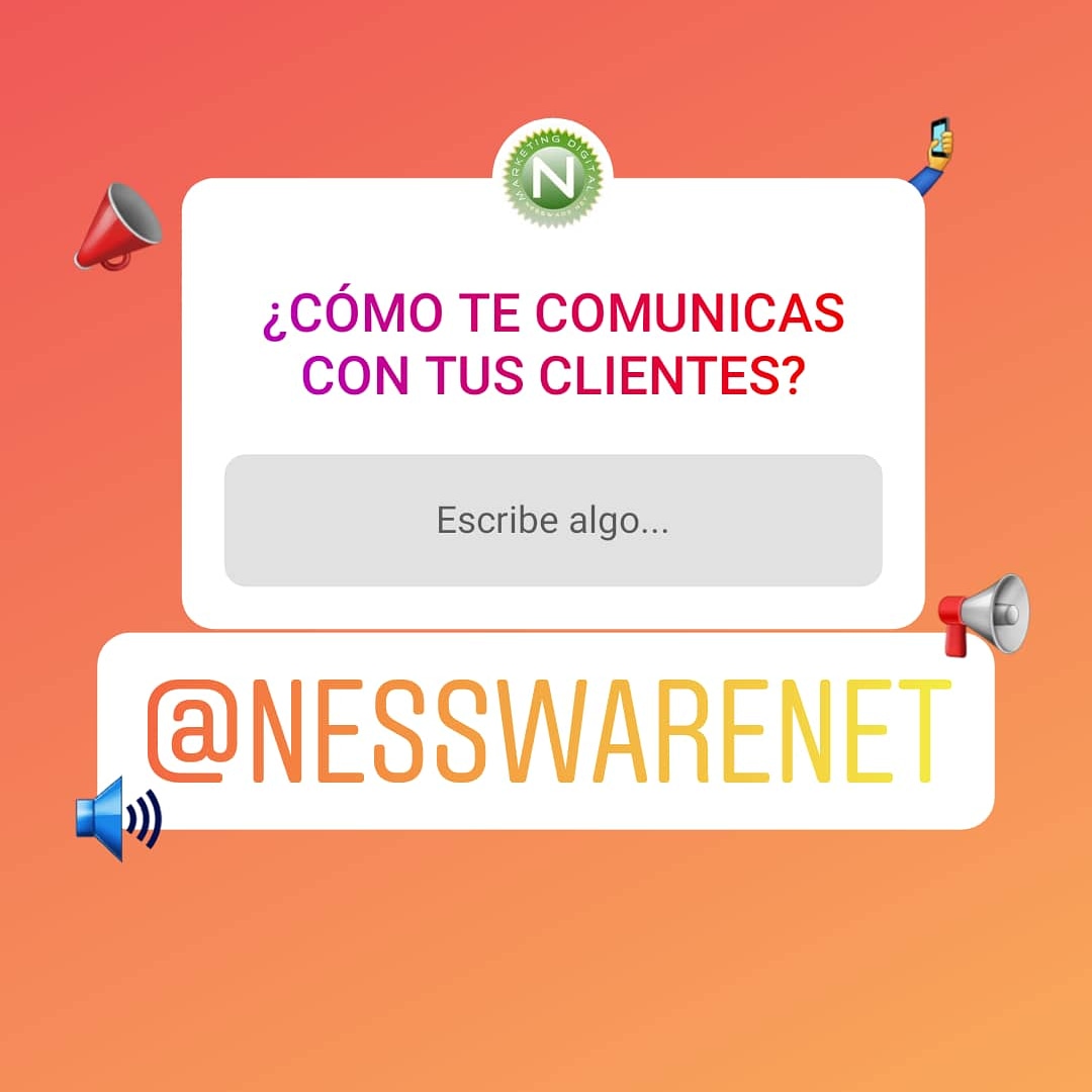 nesswaredts's tweet photo. ¿Cómo te comunicas con tus clientes?
#nesswarenet @nesswarenet https://t.co/8EVwwQcO5h