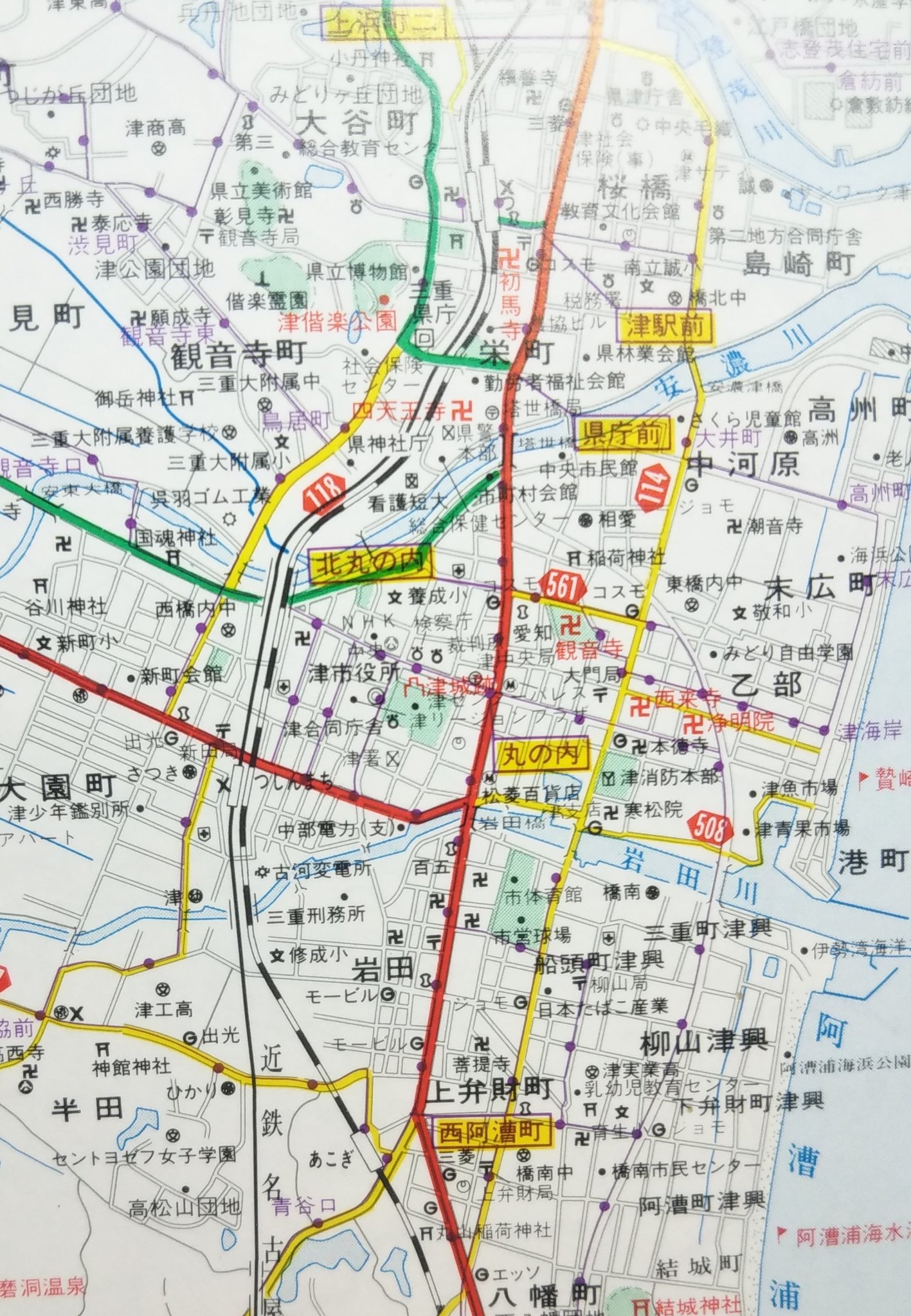 三重交通　松阪管内バス路線図　株)フローラ版　バス停　部品 三重交通 松阪管内バス路線図 株)フローラ版 バス停 部品 三重