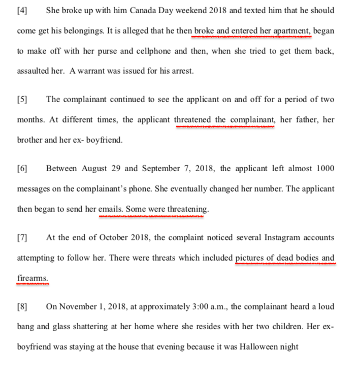 4. Here are the disturbing allegations against another who was ordered released.