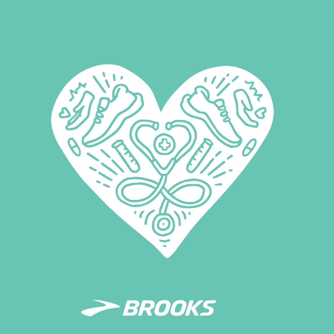 brooks running free shoes for healthcare workers