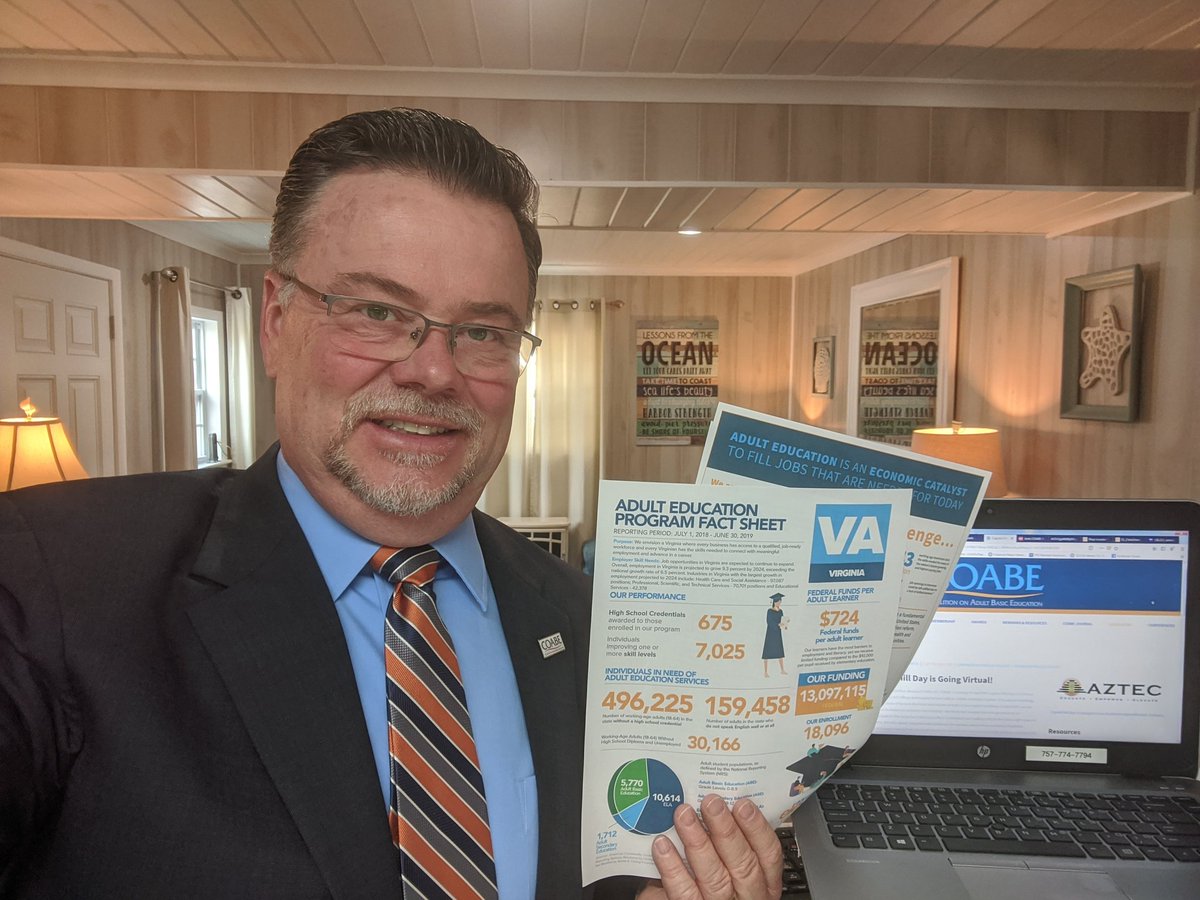 I'm prepared for today's <a href="/COABEHQ/">COABE</a> Virtual Capitol Hill Day, are you? Post your photo and tag #COABEontheHill2020 #COABE2020 #AdultEdu2020 and visit COABE.org for resources!