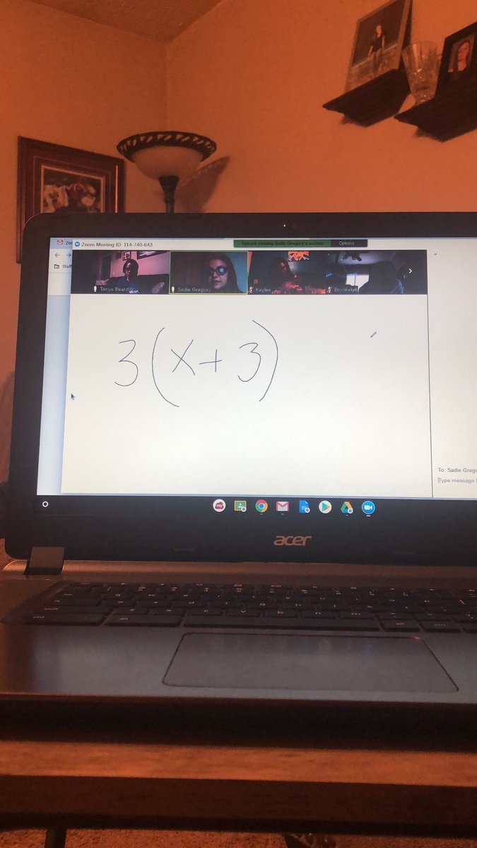 ArabJrHigh's tweet photo. School may have taken on a different form for the remainder of this year, but we @ArabCitySchools are embracing it. We love seeing & teaching our students each morning! @zoom_us @AlabamaAchieves https://t.co/OItc7PaLQd