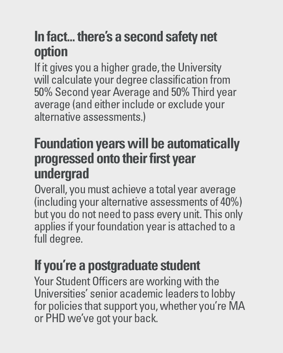 TheUnionMMU's tweet image. Safety nets are here 🙌

Together, students and Officers have been negotiating with the University’s senior academics to get policies that give students security and relieve a tiny bit of the pressure we’re all under.

theunionmmu.org/articles/safet…