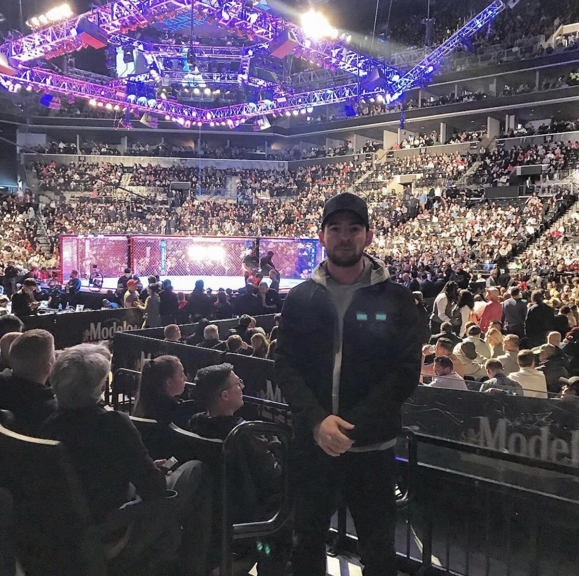 DanCanobbio's tweet photo. 2 years ago today. Khabib vs. Raging Al in Brooklyn. Long before private fight islands and undisclosed venues. Simpler times. #ufc233 https://t.co/DSog7mxsjF