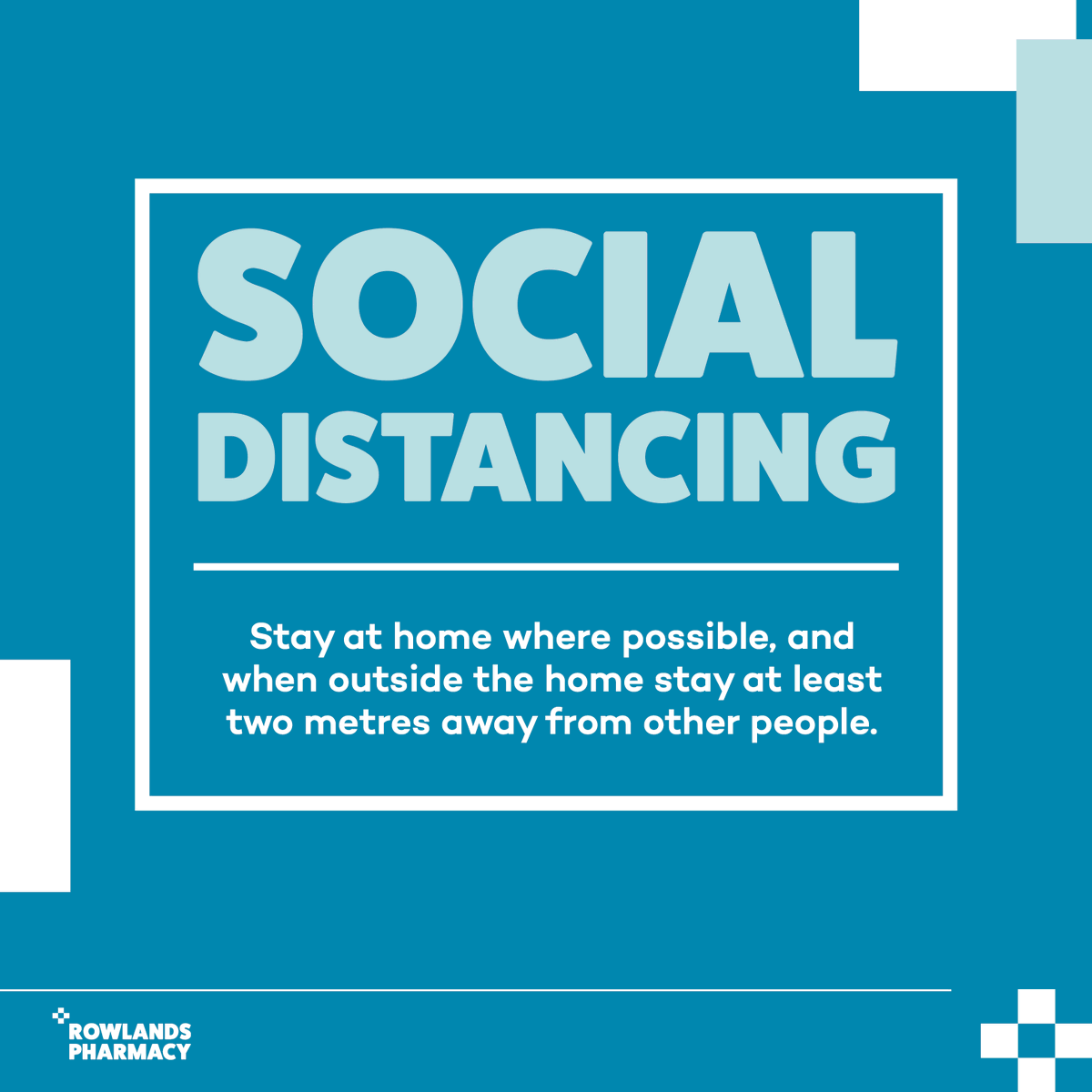 RowlandsTweets's tweet photo. We know there's lots of new terms being used recently, we've cut through the jargon for you!
What is social distancing? We should all stay at home and ONLY leave for the limited reasons outlined, and when you’re outside stay at least 2m away from other people. https://t.co/atebNHMpjJ