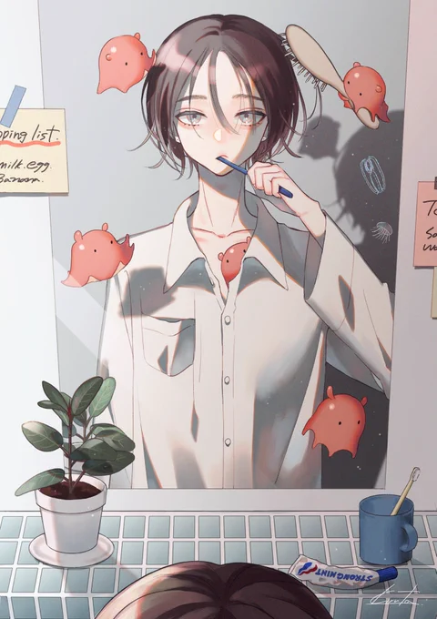#絵描き繋がれ

シラツユさんからご指名頂きました!
アンニュイ、儚げな雰囲気を好んでいます。 
