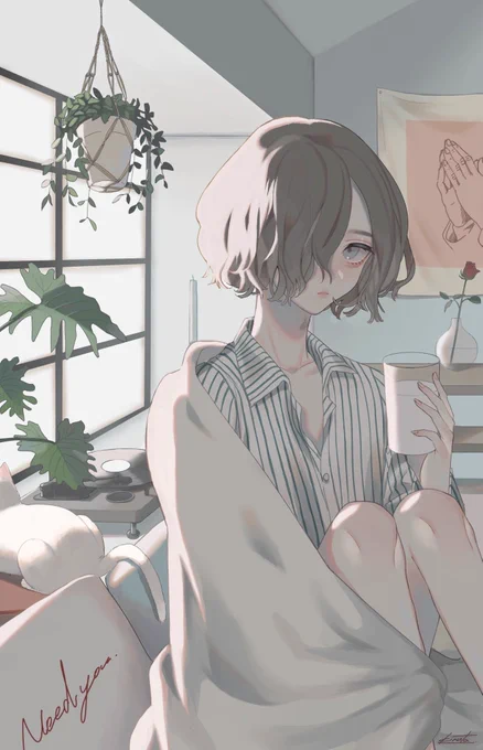 #絵描き繋がれ

シラツユさんからご指名頂きました!
アンニュイ、儚げな雰囲気を好んでいます。 