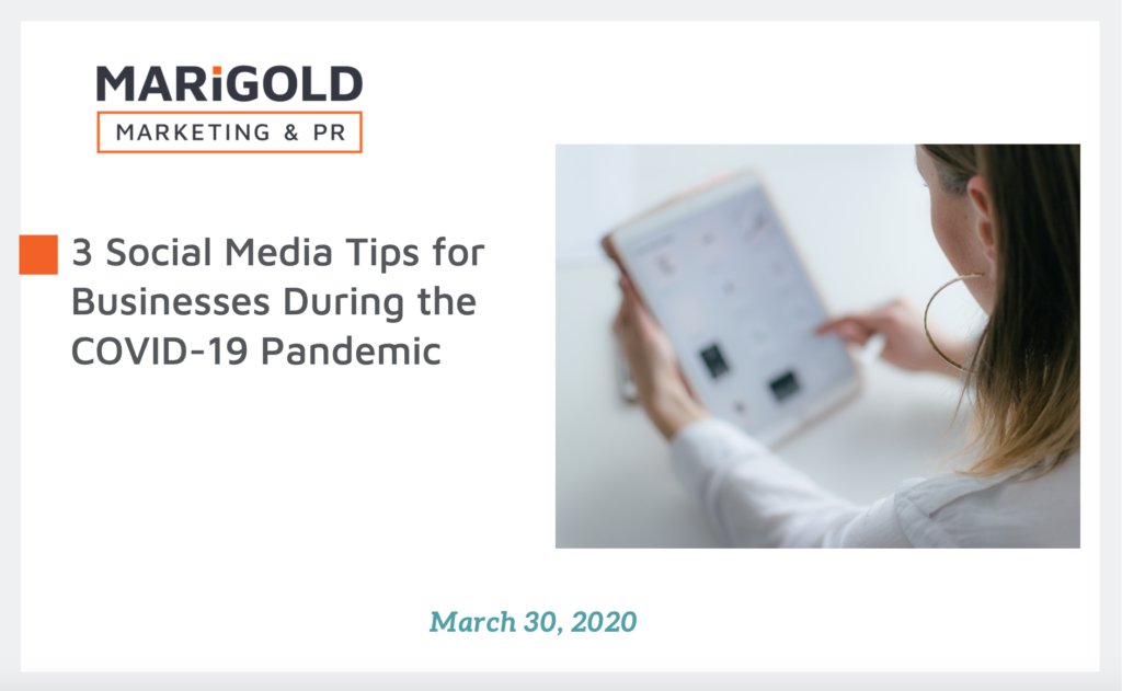 The COVID-19 Pandemic is an imperative time to be sensitive and nimble with your brand’s social media content and output. 
buff.ly/2UZCpSH
#COVID19 #crisiscommunications #MarigoldPR <a href="/MarigoldPR/">Marigold Mktg & PR</a>