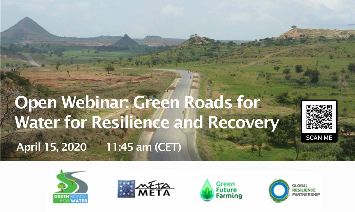 Open Webinar (April 15): Green Roads for Water for Resilience and recovery. This webinar discusses the experience of five years promoting the use of roads for resilience and water management and at the same time have more reliable connections.
roadsforwater.org/open-webinar-a…