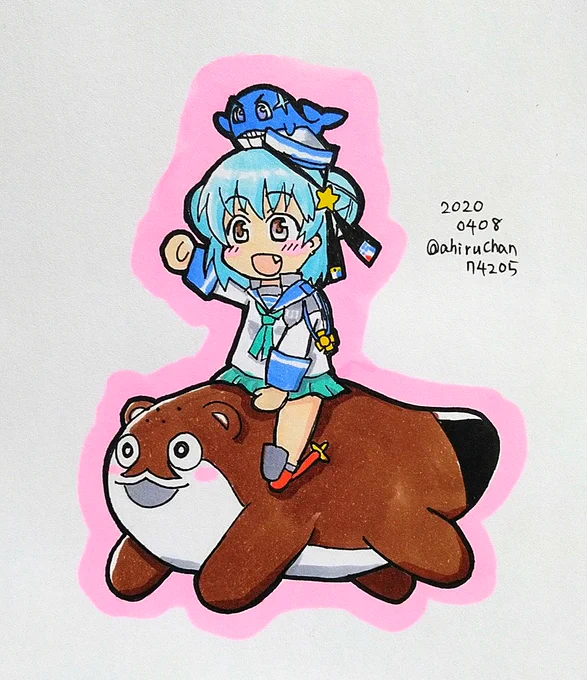 それ行けサムちゃんとゆかいな仲間たち

#艦これ版深夜の真剣お絵描き60分一本勝負
#艦これ版真剣お絵描き60分一本勝負_20200408 