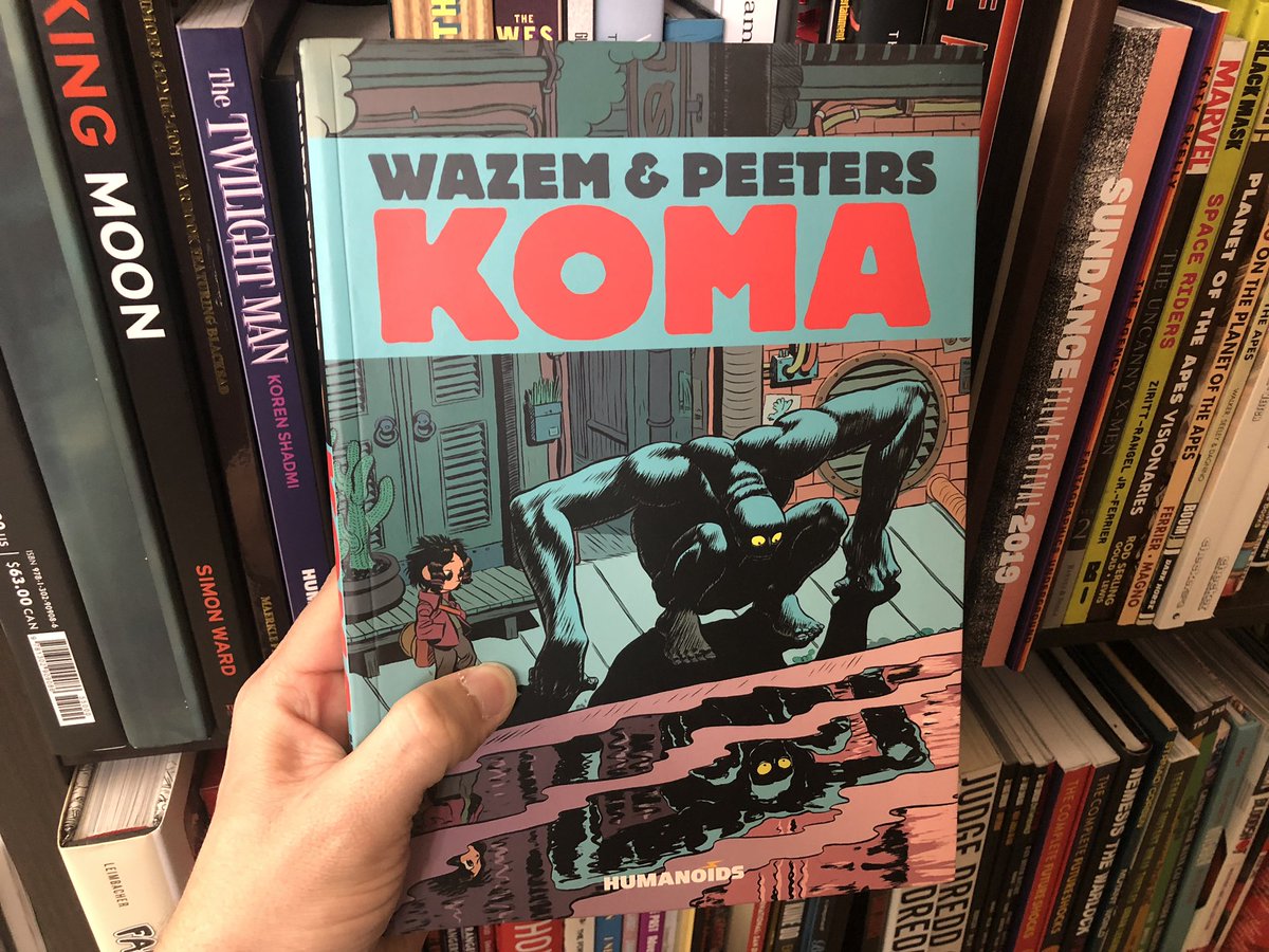 Don’t dwell on the absence of  #NCBD. Celebrate in the opportunity  #NTYCBD (New To You Comic Book Day)! Every Wednesday, we’re gonna drop a thread of recommendations you can order from your  #LCS  . Up first, KOMA by Pierre Wazem & Frederik Peeters from  @humanoidsinc.