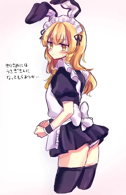 魔理沙ちゃんにはうさぎになってもらった 
