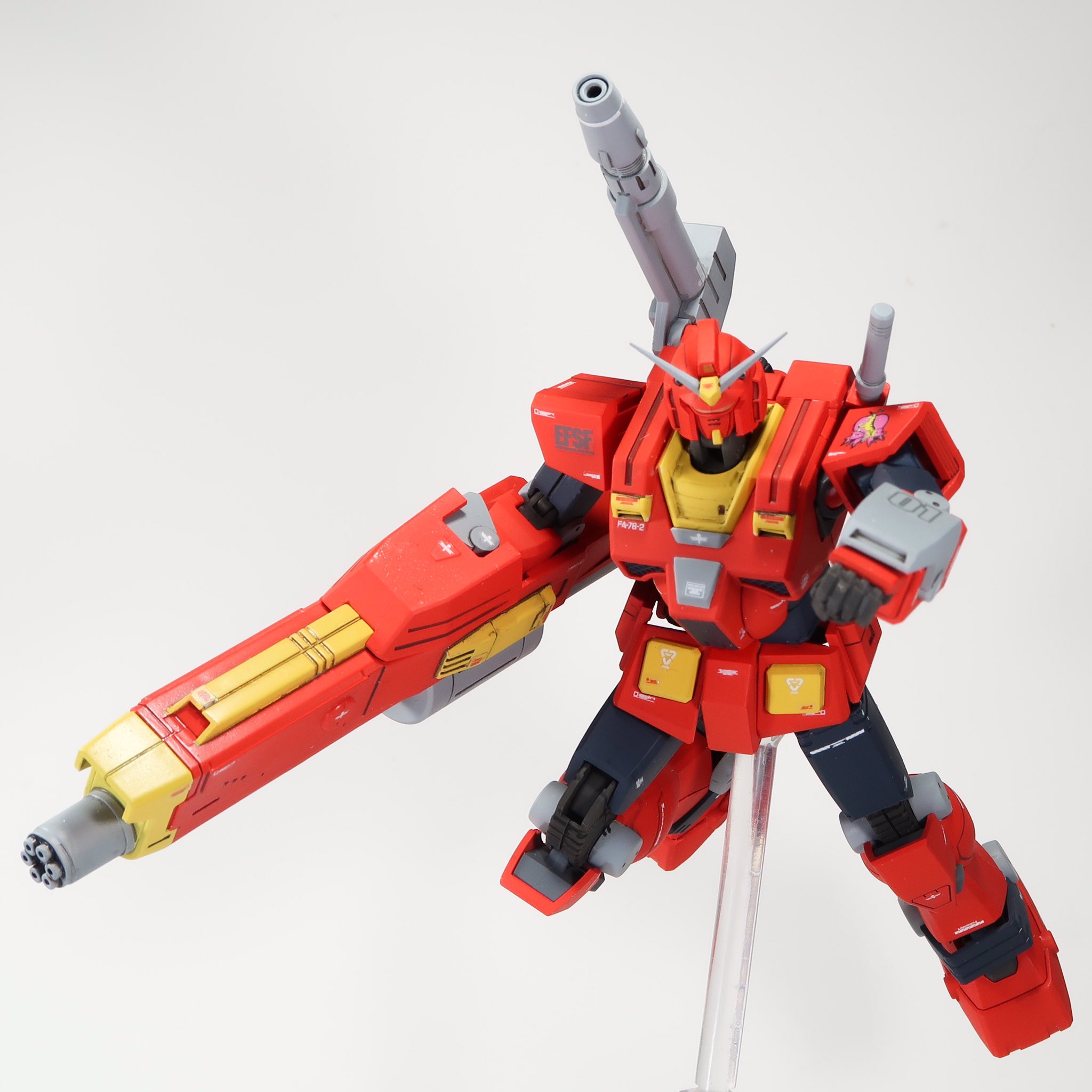 Re Jin 真打ちは出所も大切なのよ 機動戦士ガンダムmsv R ジョニー ライデンの帰還 より ヘビーガンダム イングリッド0仕様 完成しました Hgヘビーガンダムのロールアウトカラーver に塗装してジョニ子のヘビーガンダムを再現 キットは無