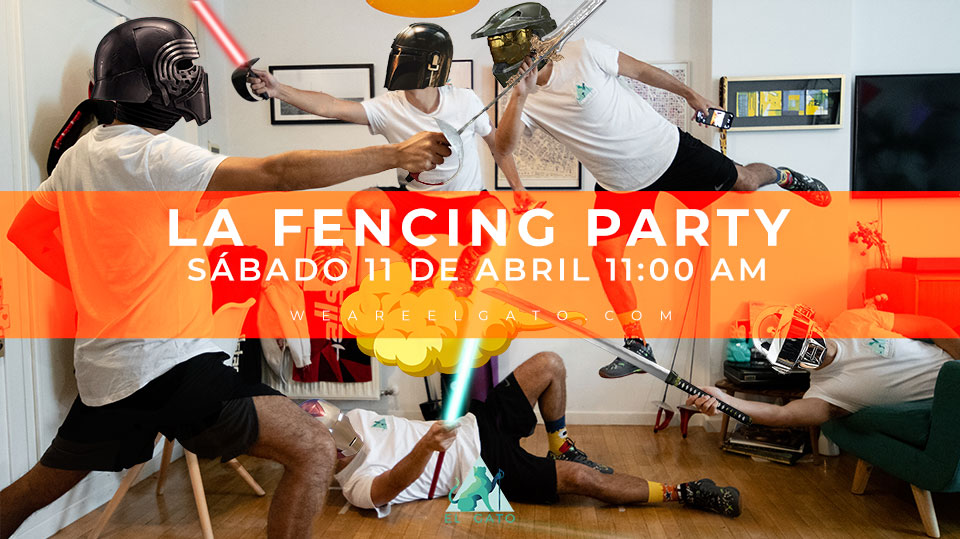Estamos organizando¡LA CLASE DE ESGRIMA ONLINE MÁS GRANDE DEL MUNDO! Sábado 11 de abril, a las 11:00 Y la queremos hacer disfrazados! Aunque no sepas nada de esgrima,y aunque seas el mejor de el mundo,lo vamos a pasar en grande ¿Te apuntas? Toda la info en weareelgato.com/esgrima/la-fen…