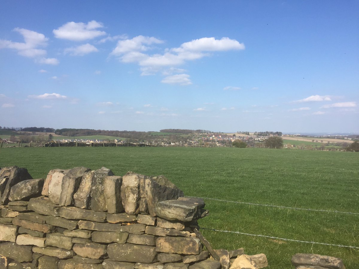 bourbizzle's tweet image. View of my village from the hill opposite my house- some great walks up here
