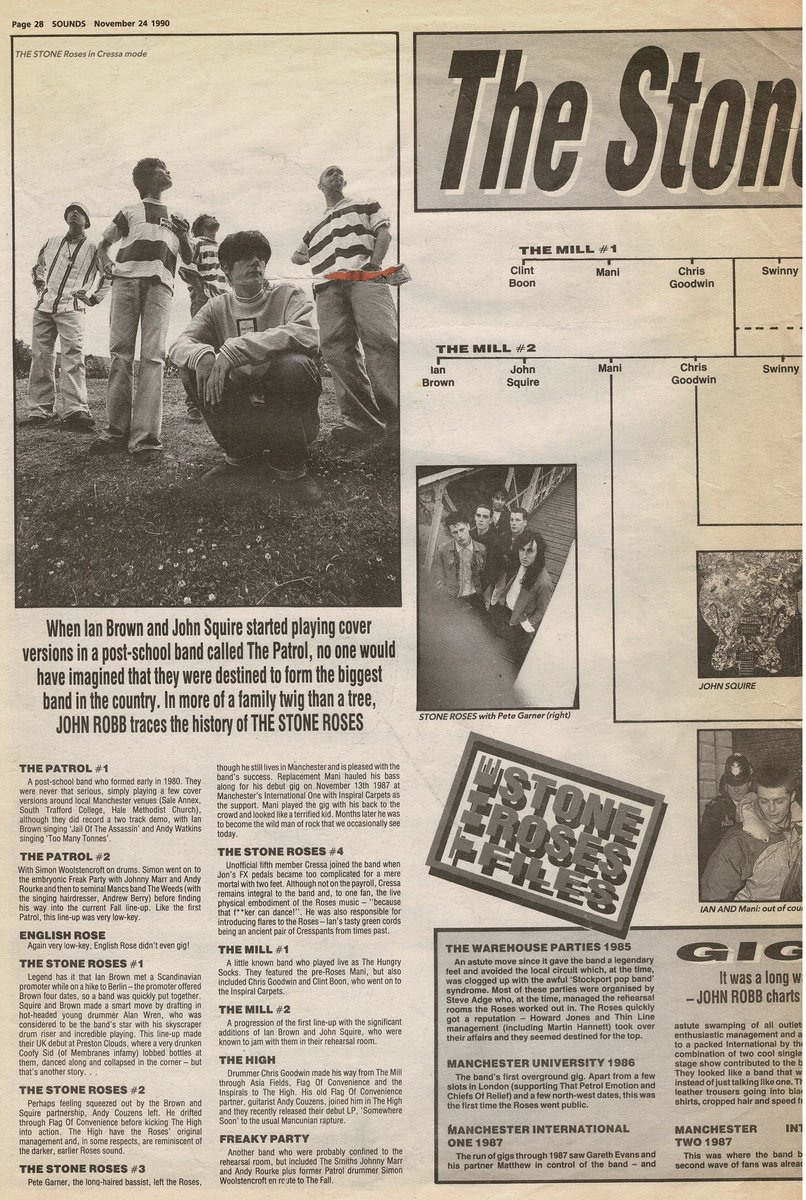 What the world was waiting for  @thestoneroses meagthread of   #cuttings....