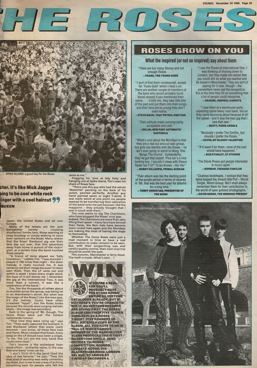 What the world was waiting for  @thestoneroses meagthread of   #cuttings....