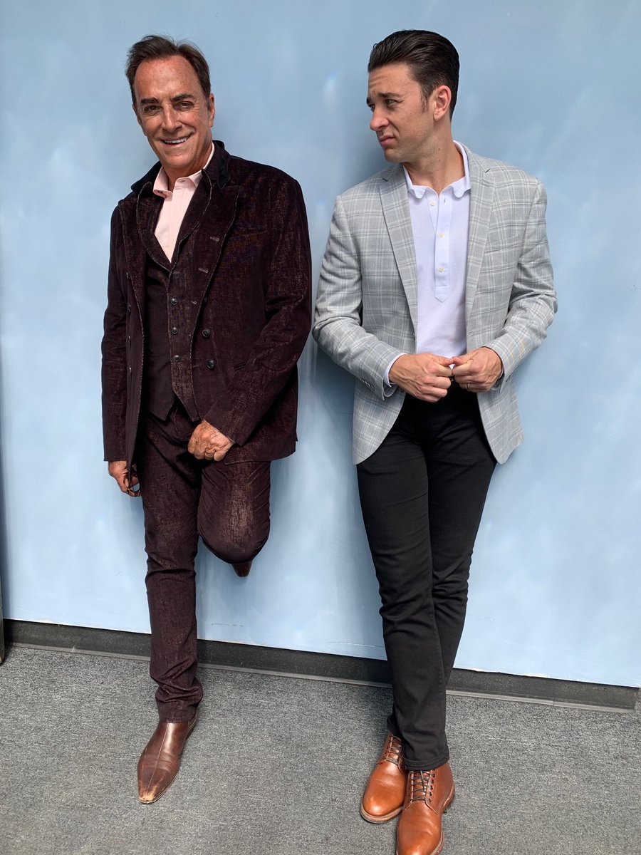 ThaaoPenghlis's tweet photo. The brothers DiMera. It was always a great connection. We walked together but separately. Billy was & is a joy. #Days #NBC https://t.co/gzVwLdtjyZ