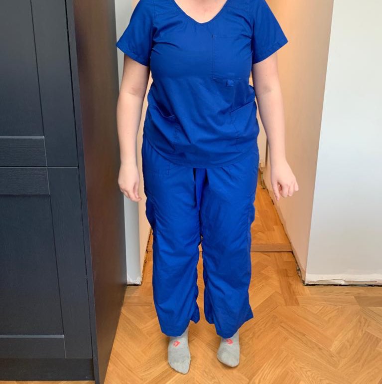 DHFSTech's tweet photo. Very proud to work with amazing teachers showcasing why the technology subjects are so important in society today.  Over the past 7 days we have produced over 300 masks, a range of scrubs and sets of changing bags for our fantastic NHS and health workers. Brilliant! @DHFSUpdate https://t.co/8fRo6FfXtu