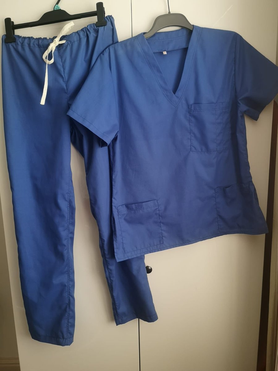DHFSTech's tweet photo. Very proud to work with amazing teachers showcasing why the technology subjects are so important in society today.  Over the past 7 days we have produced over 300 masks, a range of scrubs and sets of changing bags for our fantastic NHS and health workers. Brilliant! @DHFSUpdate https://t.co/8fRo6FfXtu
