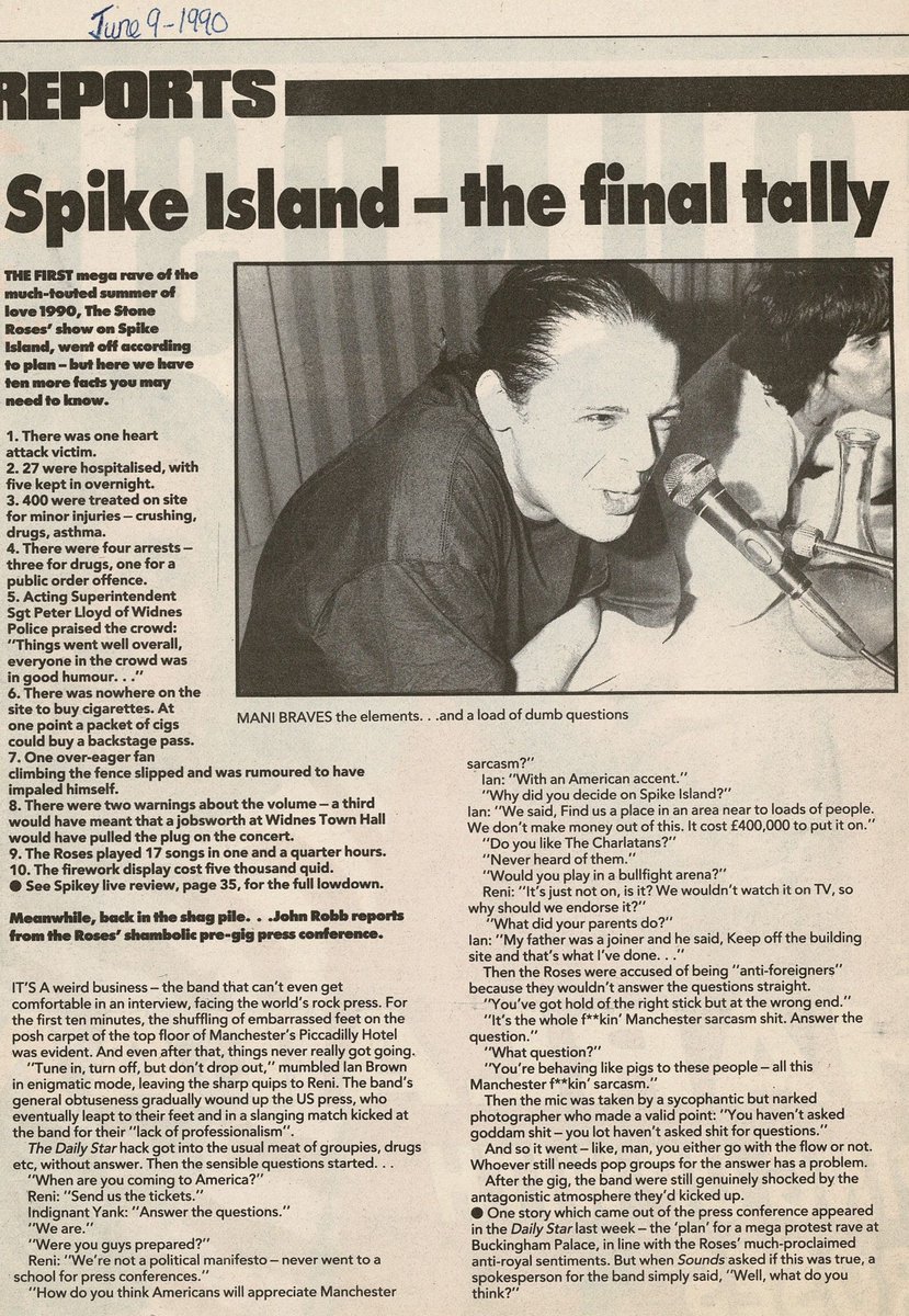 What the world was waiting for  @thestoneroses meagthread of   #cuttings....