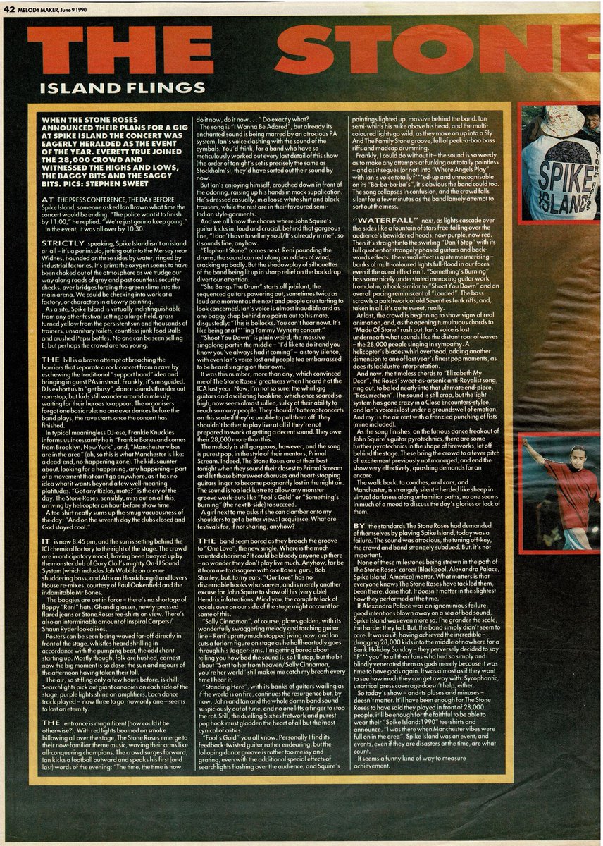 What the world was waiting for  @thestoneroses meagthread of   #cuttings....