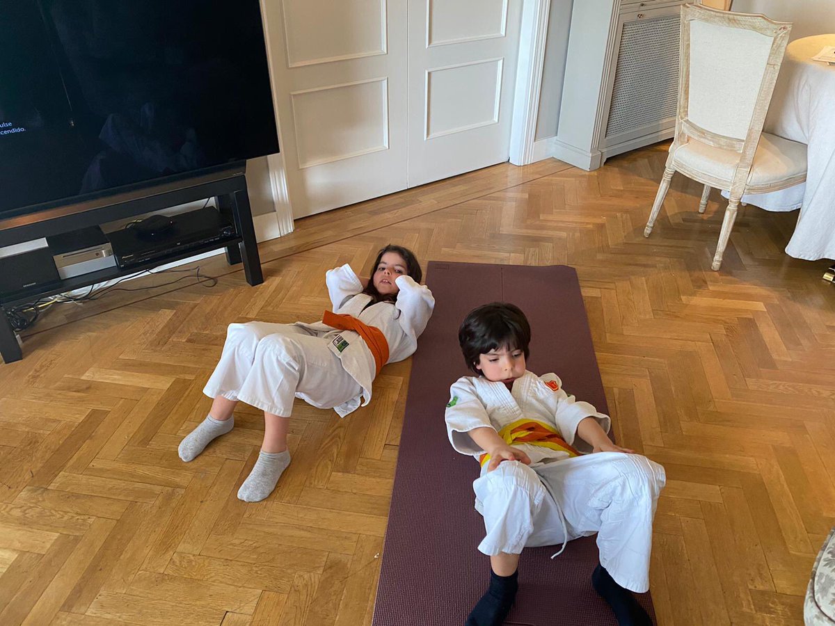 There is no stopping our <a href="/Team_Runnymede/">Team Runnymede</a> Judo Senseis from delivering their lessons 💪