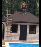 KenAPhillips's tweet photo. @JPoolios Save money on a diving board.  Be sure to secure the ladder for the kiddies!

#DreamPool https://t.co/47Tfu4zjsN