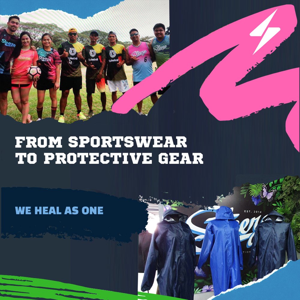 MikoRaval's tweet photo. One important lesson that sports can teach us is that it's all about teamwork. We can all get through this if we team up together. Let's do our part, big or small. Together, we can win this fight against COVID. 

#TogetherWeCan
#SteezeSports https://t.co/DorCfPcXno