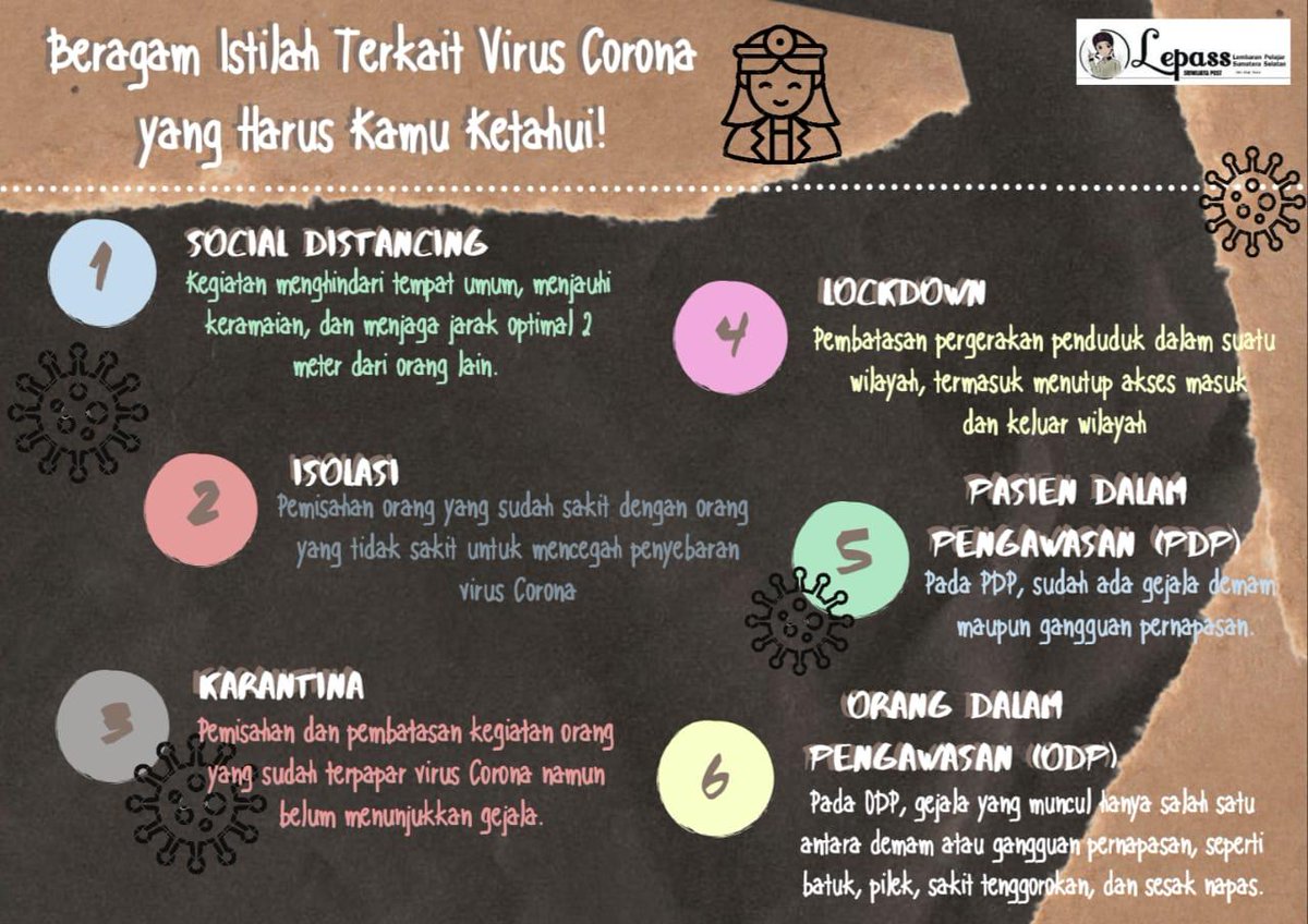 lepassripo's tweet photo. Hai Lepass Mania! 
-
Bagaimana kabar kalian hari ini? 
-
Semoga sehat selalu ya! Jangan lupa untuk tetap #dirumahaja dan selalu menjaga kesehatan!  
Disini sudah kami siapkan beberapa informasi mengenai pandemi Covid-19, semoga bermanfaat! https://t.co/KfEFwrR2Yy