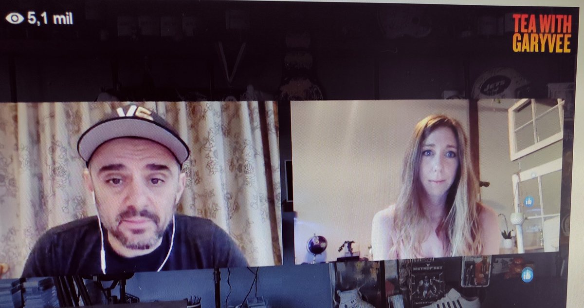 #TeawithGaryVee <a href="/garyvee/">Gary Vaynerchuk</a> now live. Great to have it playing while working.