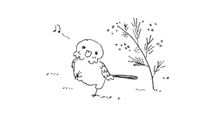 セキセイインコについて書いてから、飼ってた子をより思い返すようになって、よその子の画像見ては愛でてる。

玄関の外の足音で私だと分かって鳴き始めるご機嫌な子だった。 