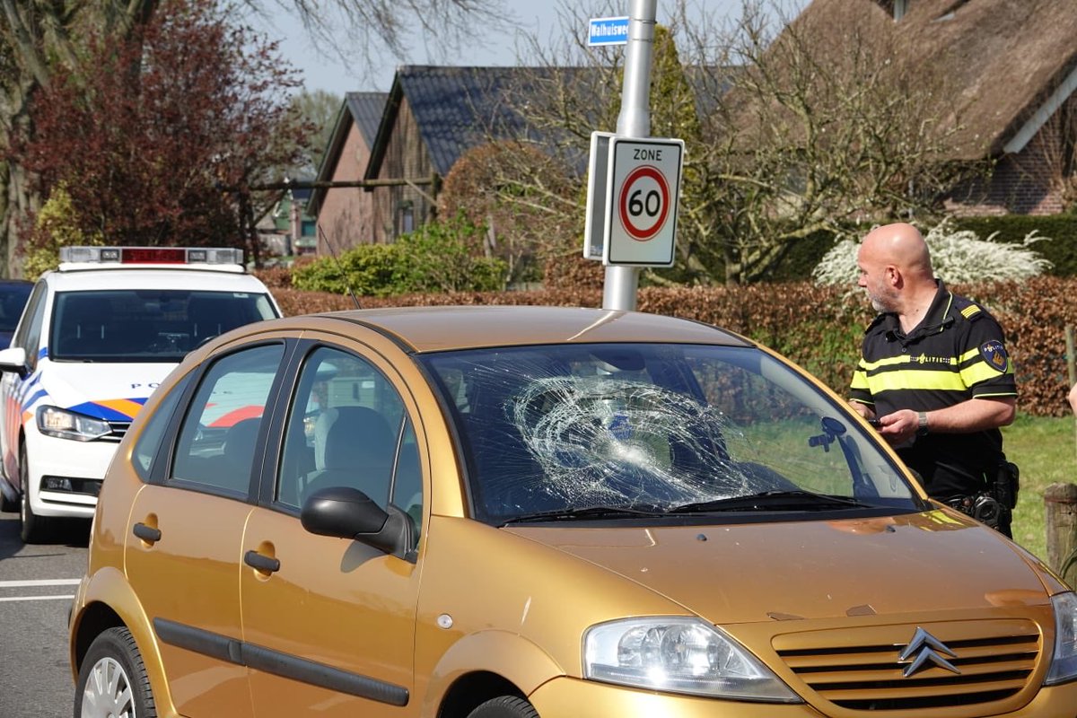 Melding aanrijding Walhuisweg Kootwijkerbroek