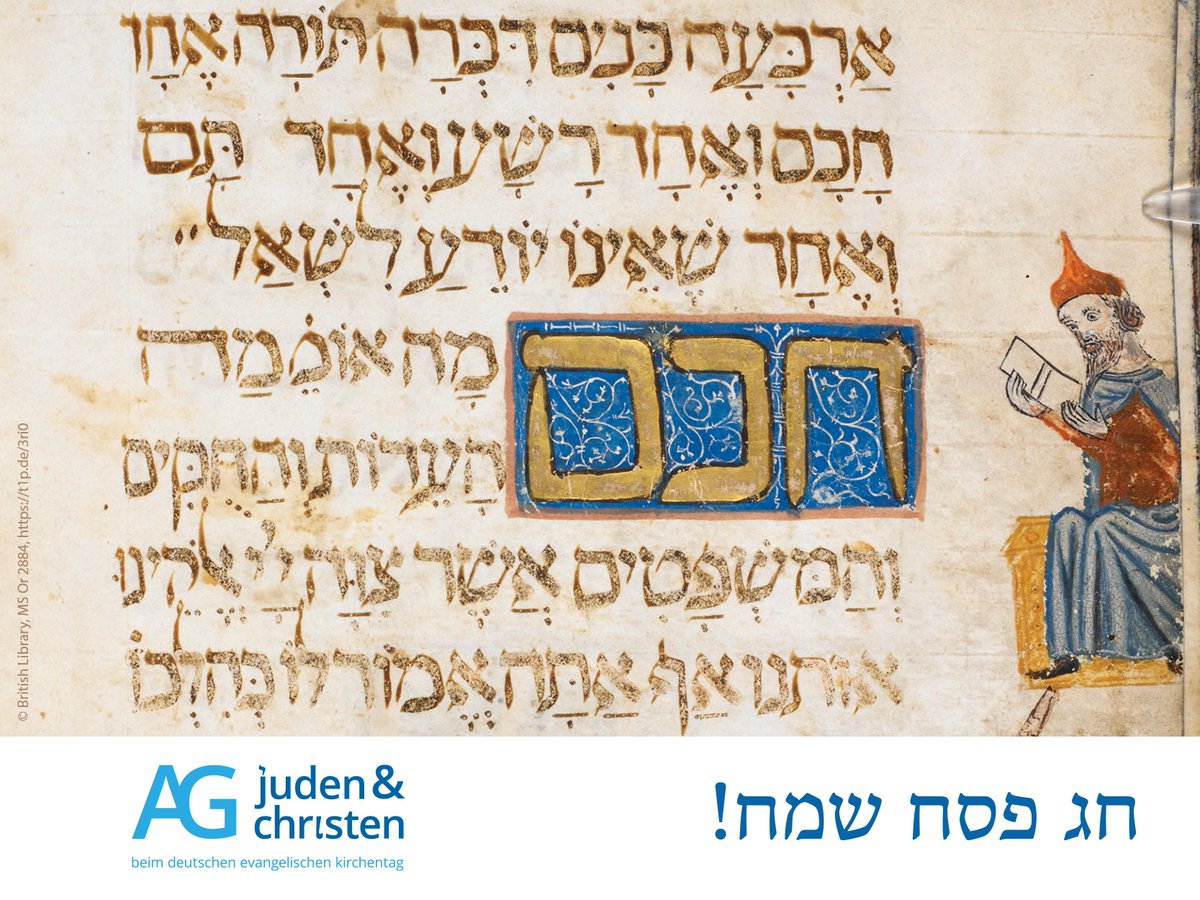 Wir wünschen Chag Pessach Sameach ve Kasher – ein fröhliches und koscheres Pessachfest – bzw. ein fröhliches Osterfest! Die <a href="/AGJudenChristen/">AG Juden & Christen</a> <a href="/kirchentag_de/">Dt. Ev. Kirchentag</a> <a href="/OekumenischerKT/">Ökumenischer Kirchentag</a>